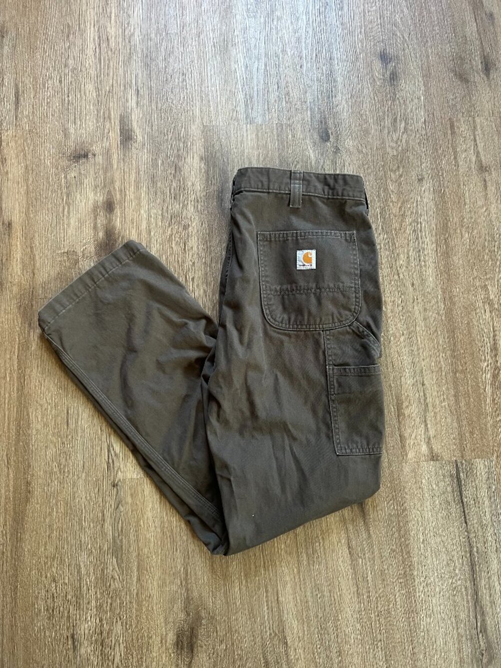 Carhartt Carpenter Works Pants Men's 38 x 32 Brown